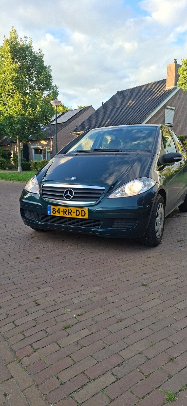 Mercedes-Benz A-Klasse 1.5 A160 5DRS 2005 Groen LAGE KM ST., Voorwielaandrijving, Stof, 1498 cc, Beige