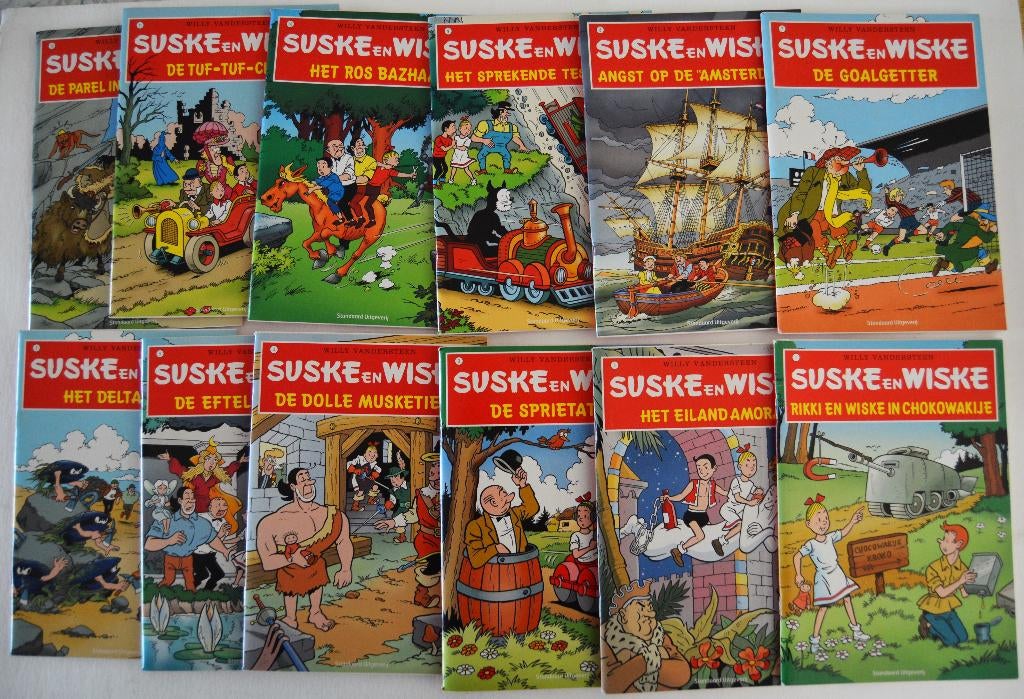 Suske en Wiske mini uitgaven.Complete serie van 12 delen., Complete serie of reeks, Ophalen of Verzenden, Nieuw