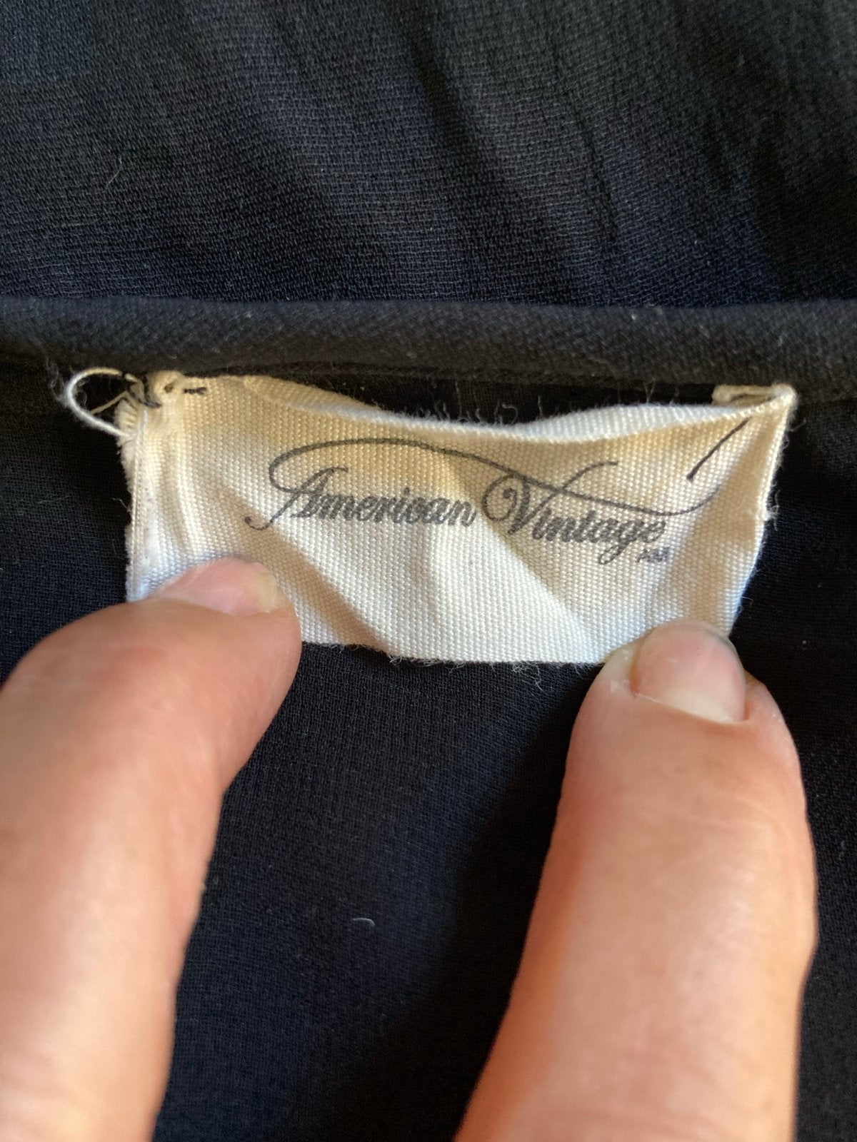 Zwarte lange rok van American Vintage, Zwart, Maat 42/44 (L), Ophalen of Verzenden, Gedragen