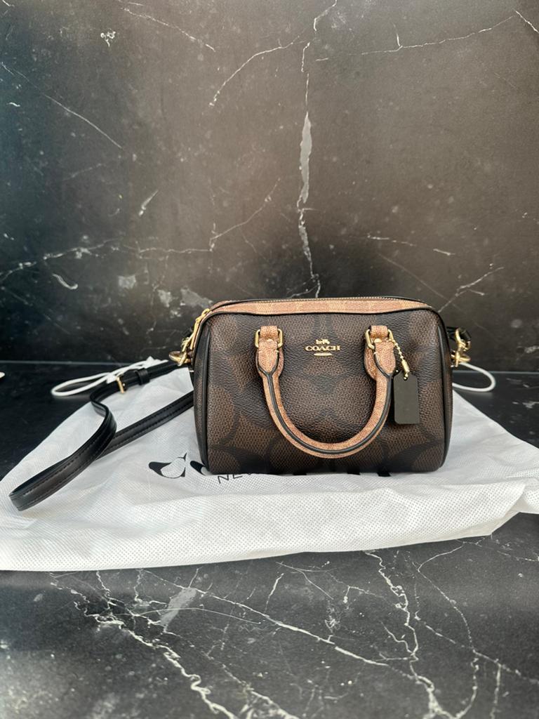 Coach tas, Ophalen of Verzenden, Zo goed als nieuw, Bruin, Schoudertasje