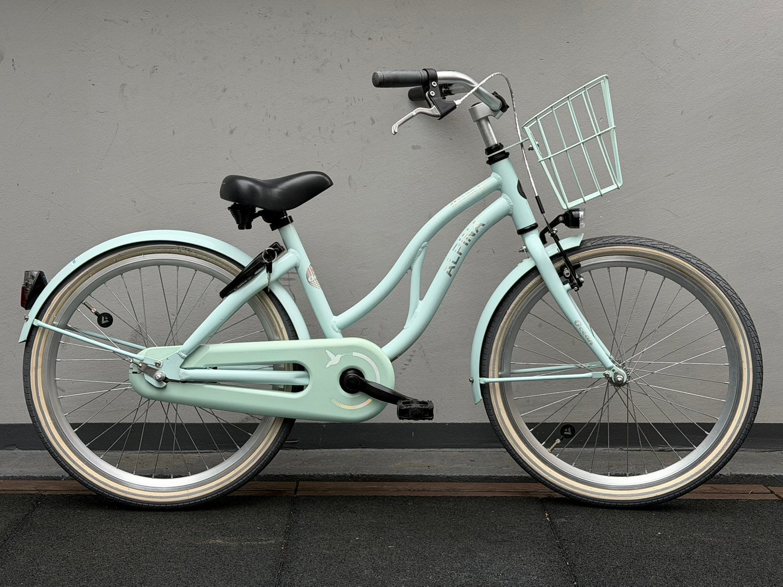 Alpina Ocean, 22 inch, nette en complete kinderfiets, Ophalen, Terugtraprem, 22 inch, Handrem
