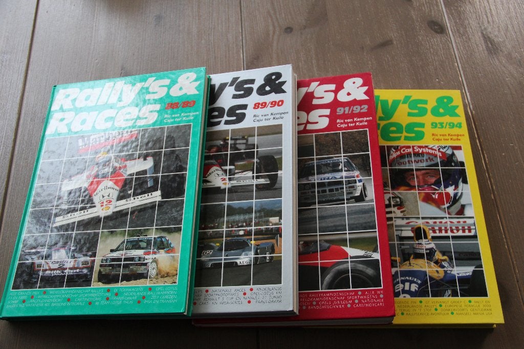 rally & race boeken, Ophalen, Zo goed als nieuw, Algemeen, Ric van Kempen en Caju ter Kuile