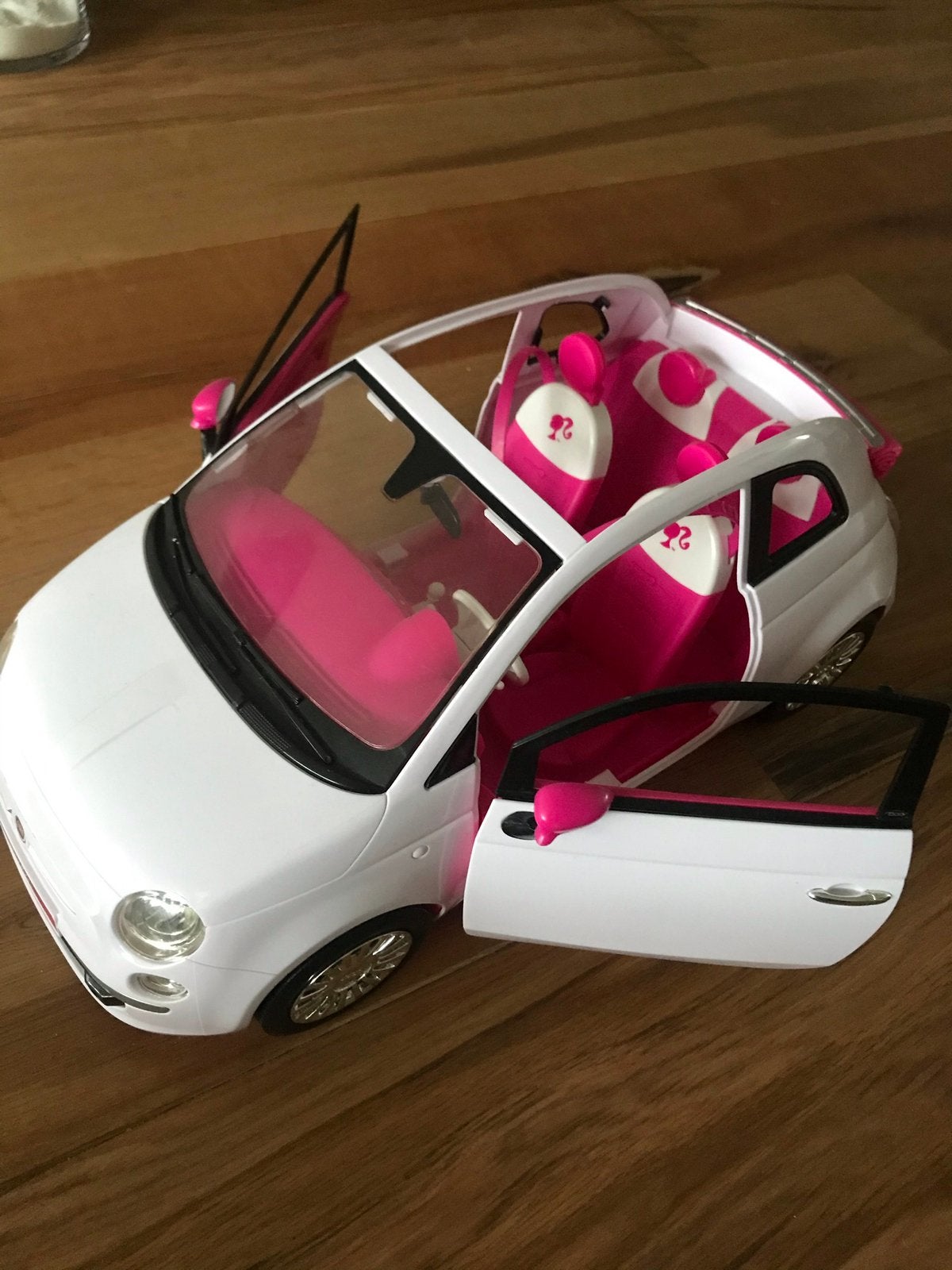 Fiat 500 auto voor barbies is perfecte staat, Ophalen of Verzenden, Zo goed als nieuw
