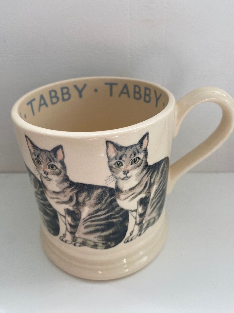 Emma Bridgewater Tabby 1/2 pint mug, Huis en Inrichting, Ophalen of Verzenden, Zo goed als nieuw, Overige stijlen, Kop(pen) en/of Schotel(s)