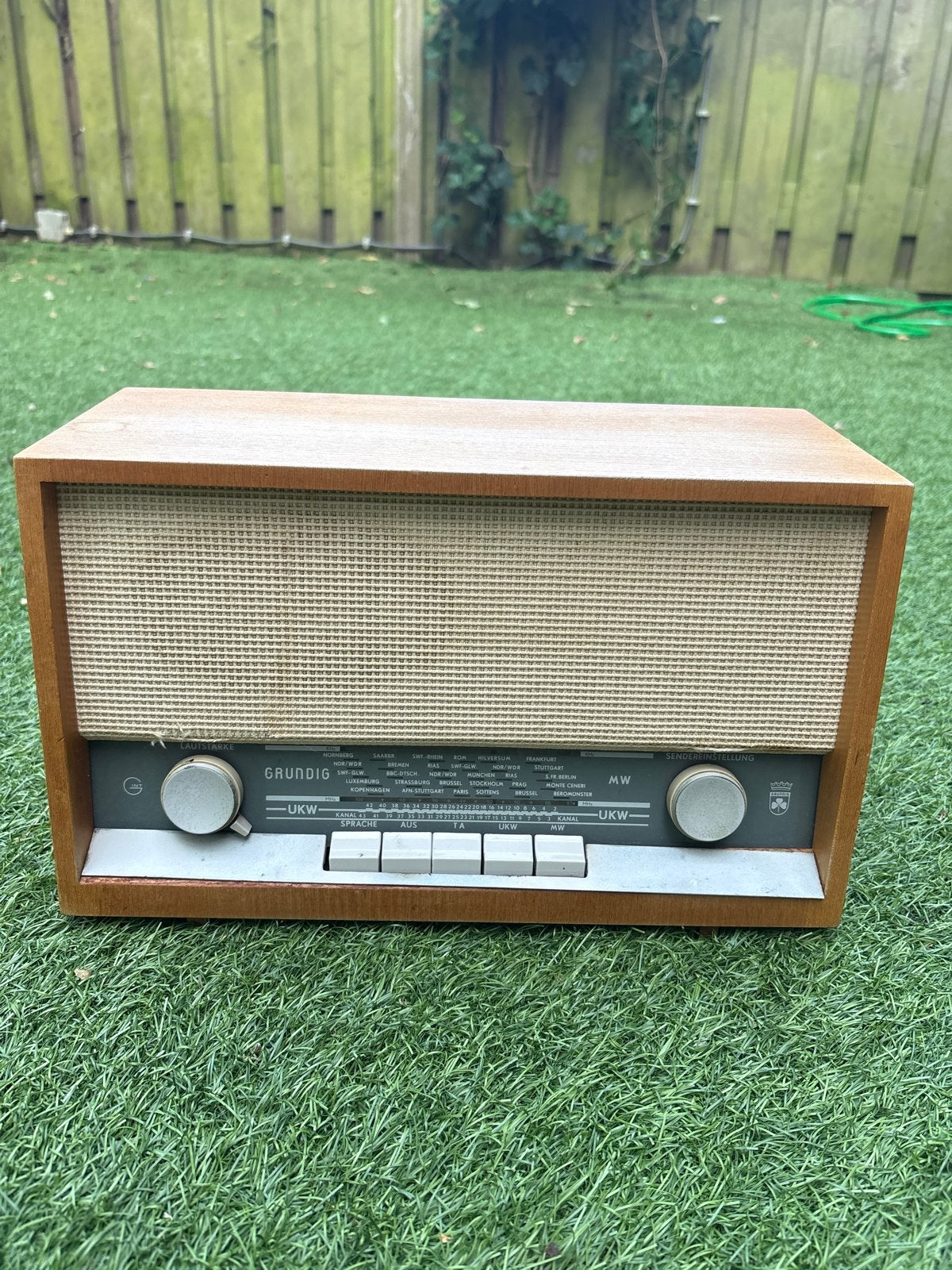 Vintage Grundig Radio Type 92 Ma - Werkend, Ophalen of Verzenden, Gebruikt, Radio