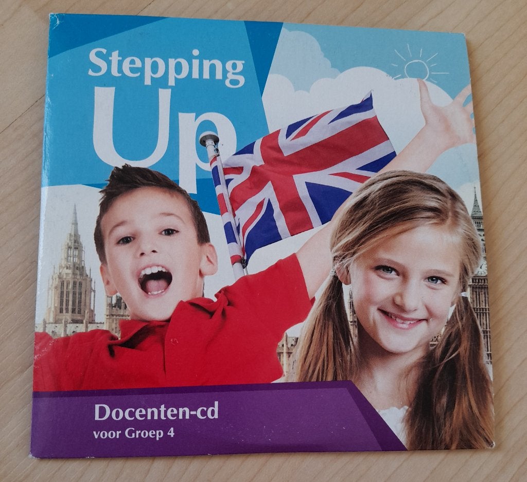 STEPPING UP VOOR GROEP 4 DOCENTEN CD, Ophalen of Verzenden, Zo goed als nieuw, Overige niveaus, Engels