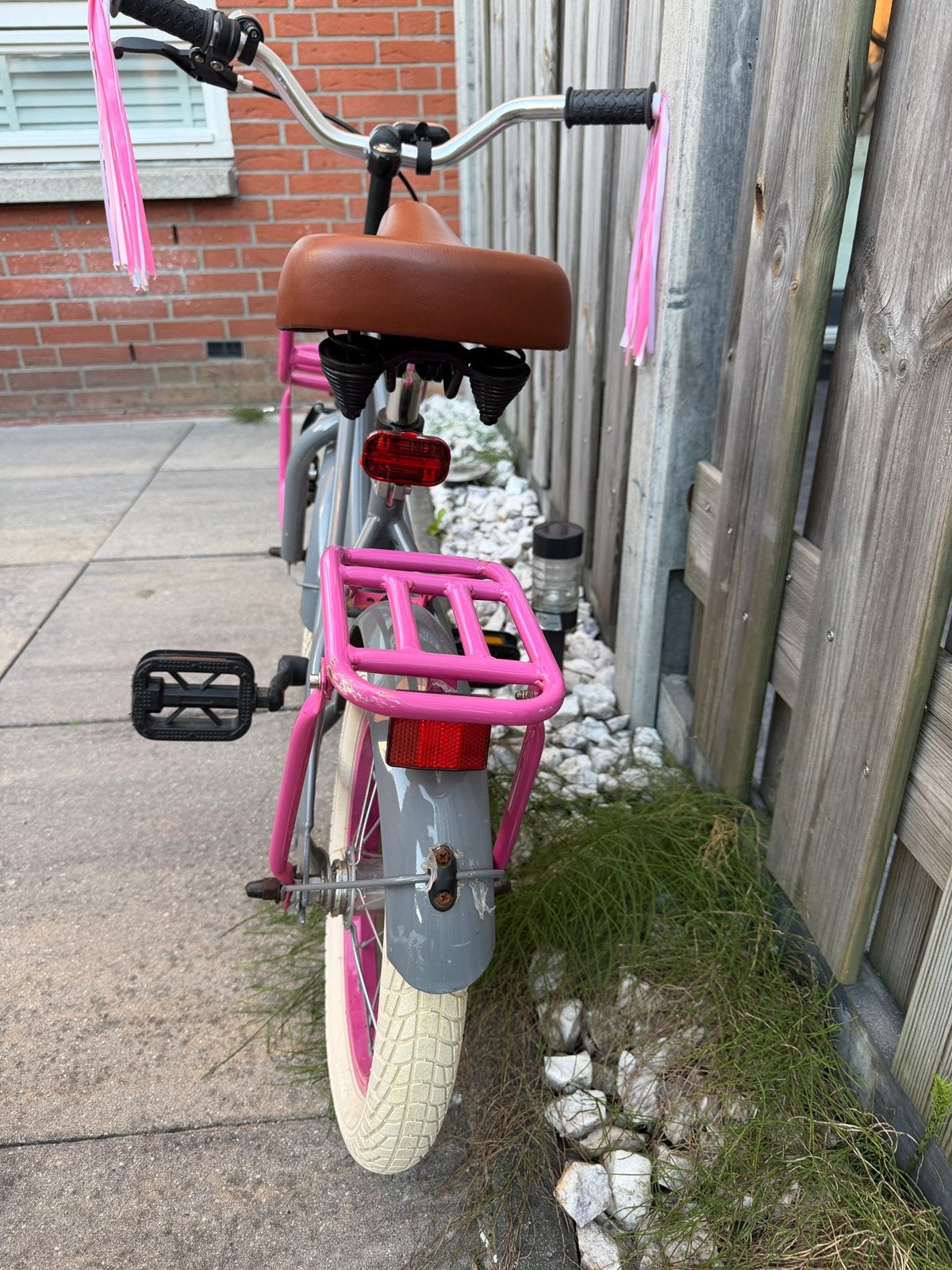 Kinderfiets(Meisjes), Fietsen en Brommers, Ophalen, Zo goed als nieuw, 14 inch of minder