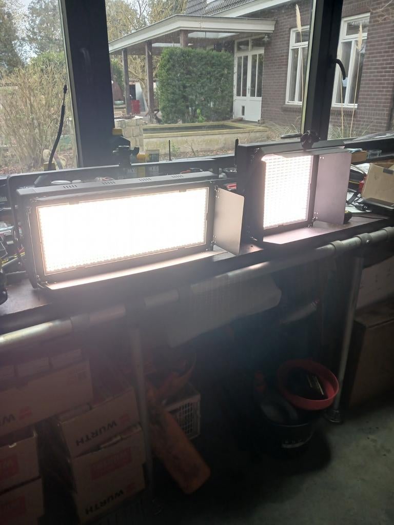 2 bresser led lichtbakken NWE PRIJS, Audio, Tv en Foto, Fotografie | Fotostudio en Toebehoren, Ophalen, Zo goed als nieuw