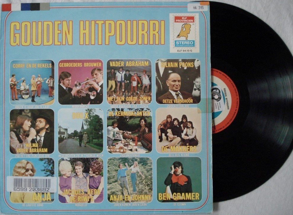 Gouden Hitpourri, Cd's en Dvd's, Vinyl | Nederlandstalig, LP, Gebruikt, Overige genres, Ophalen of Verzenden