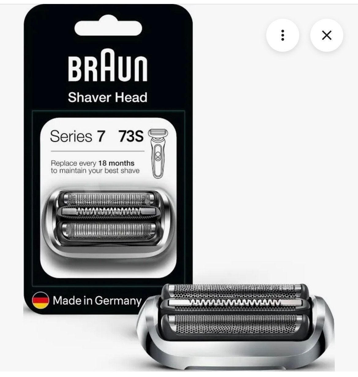 Braun Scheerhoofd Series 7 73S - Nieuw, Ophalen of Verzenden, Nieuw, Scheren en Epileren