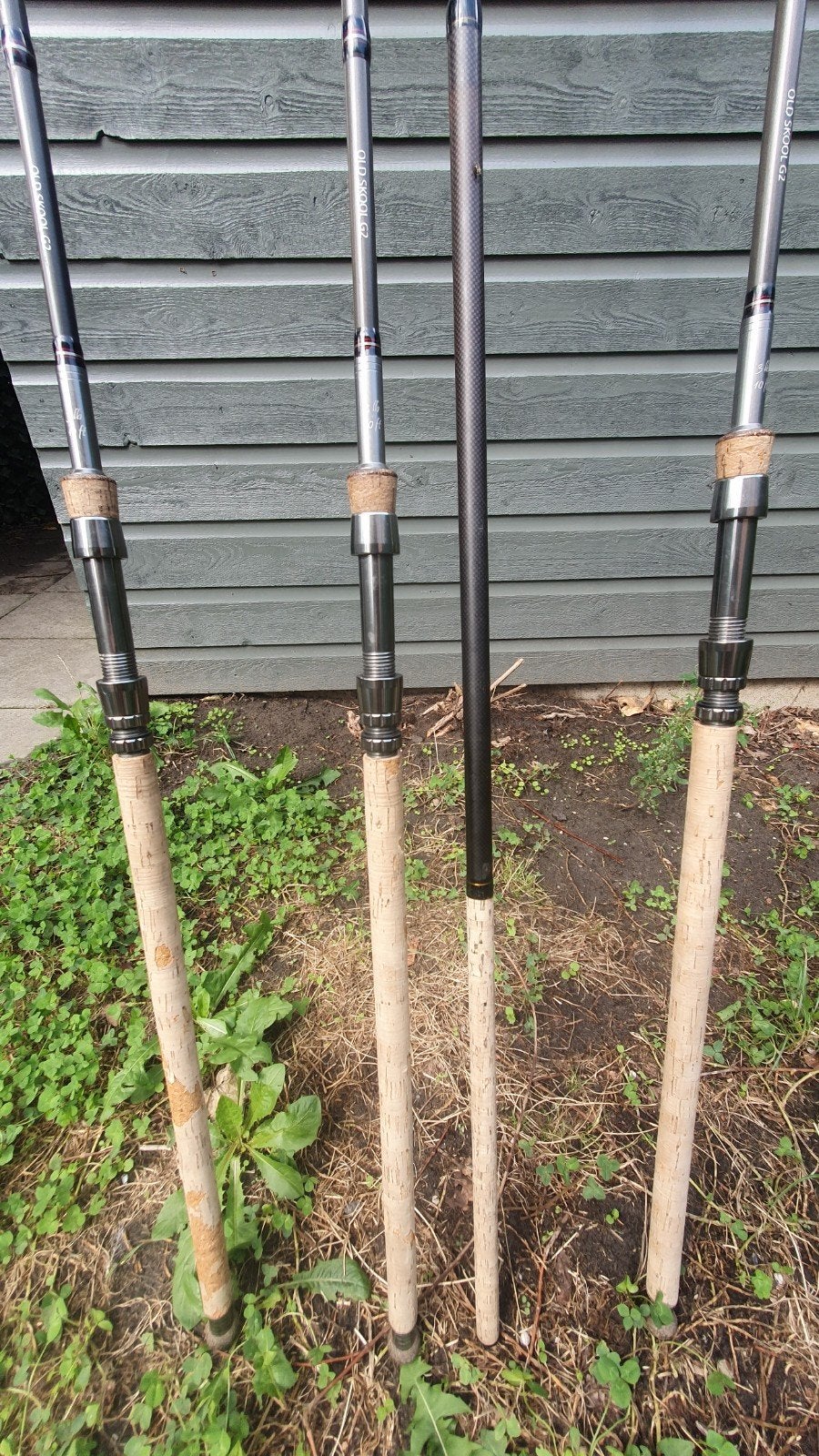 3 Stuks prachtige kurken karperhengels 10 ft 3 lb DAM, Watersport en Boten, Ophalen, Gebruikt, Werphengel