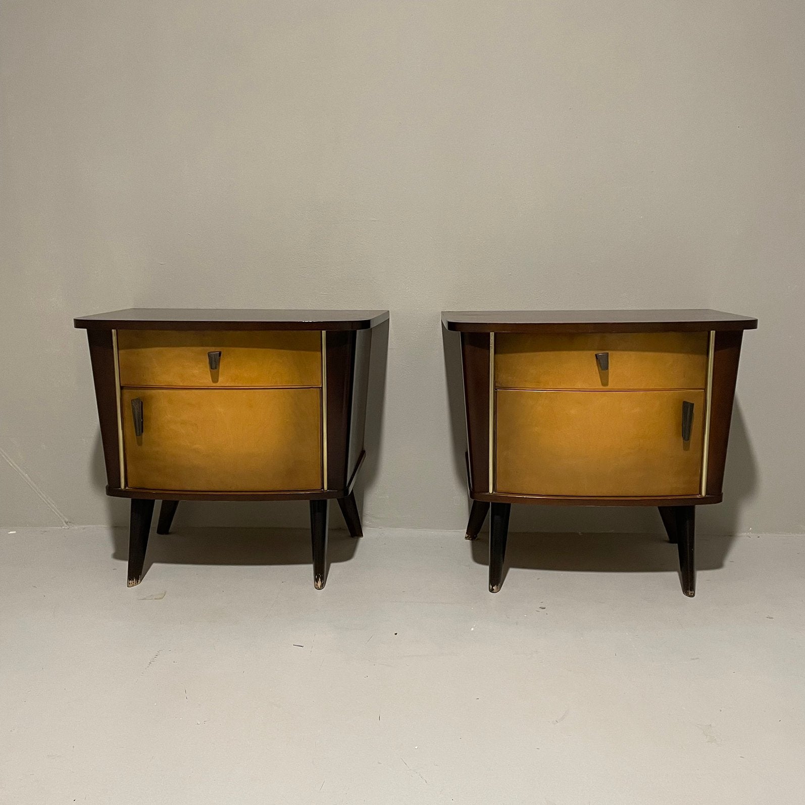 Vintage kastjes mid century jaren 50, Ophalen, Minder dan 45 cm, ., 2de hands