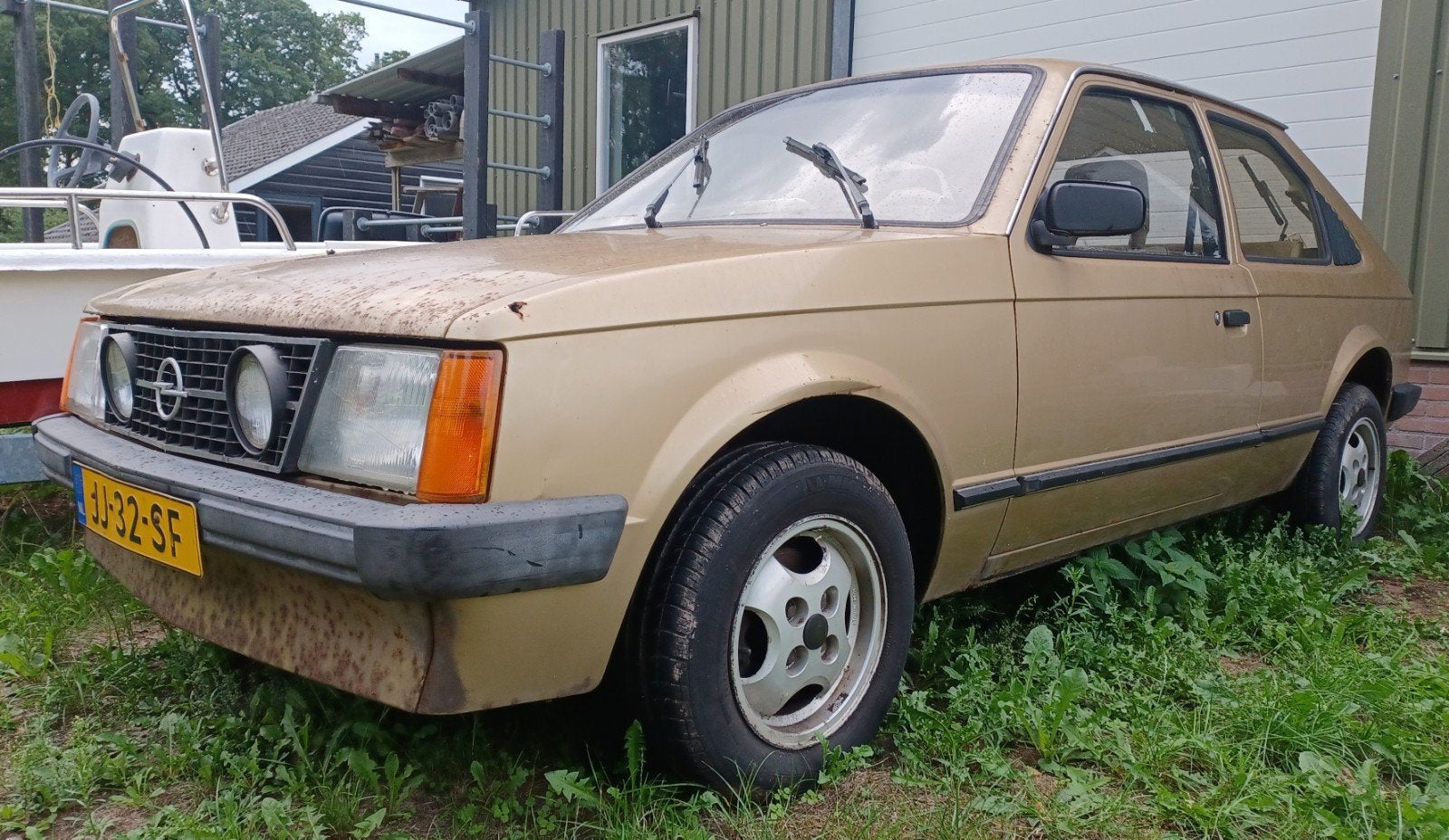 Opel D Kadett 1.2 S 1983 Goud Origineel NL, Auto's, Voorwielaandrijving, Stof, Beige, 4 cilinders