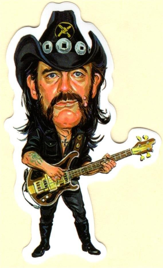 Motorhead Lemmy Kilmister sticker #5, Verzenden, Nieuw, Foto of Kaart