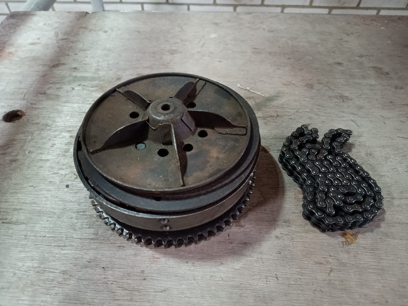 Harley Davidson WLA, Ophalen of Verzenden, Gebruikt