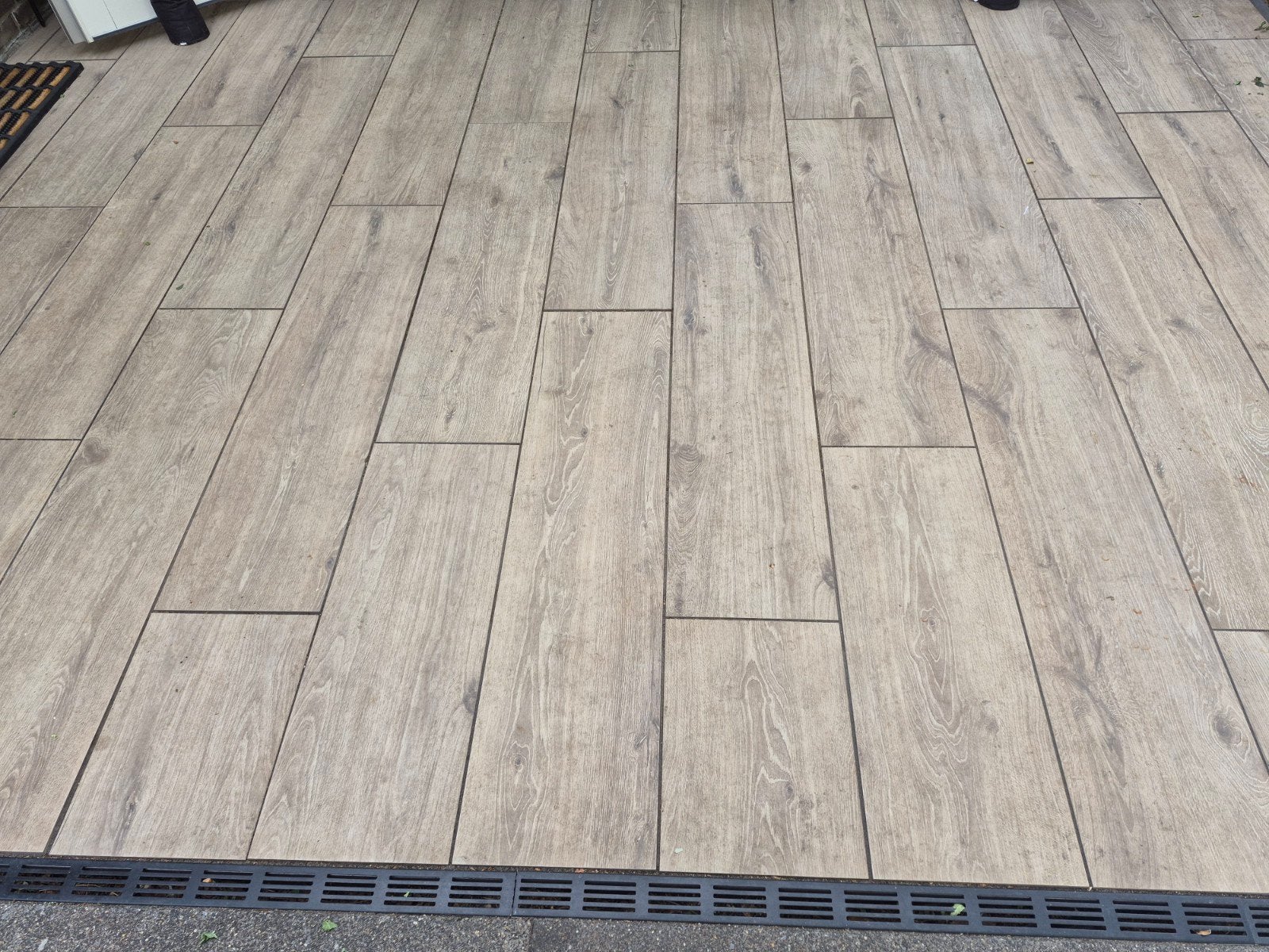 Keramische terrastegels met houtlook, Ophalen, Keramiek, Zo goed als nieuw, 10 m² of meer