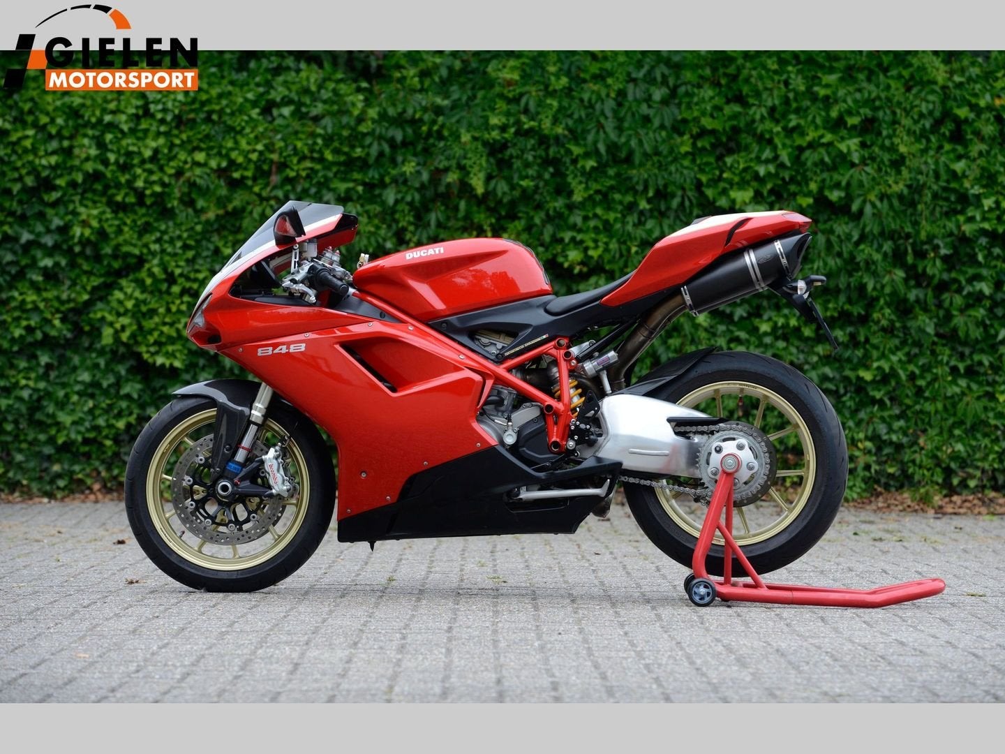 DUCATI 848  R uitgevoerd, Motoren, DUCATI, 2 cilinders, 849 cc, Motorrijbewijs A