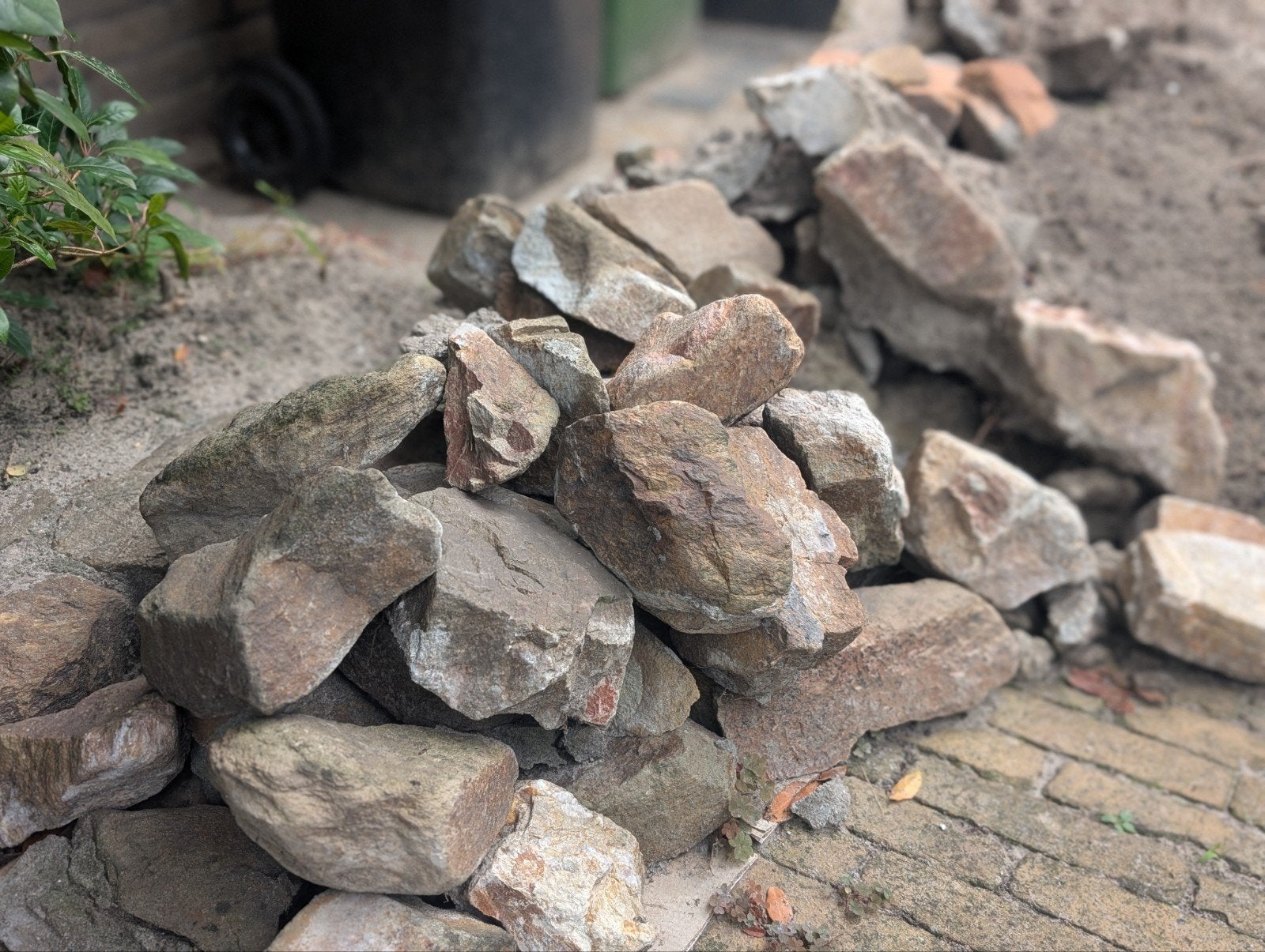 sierkeien, rotsblokken, breukstenen border, Tuin en Terras, Ophalen, Gebruikt, Kei