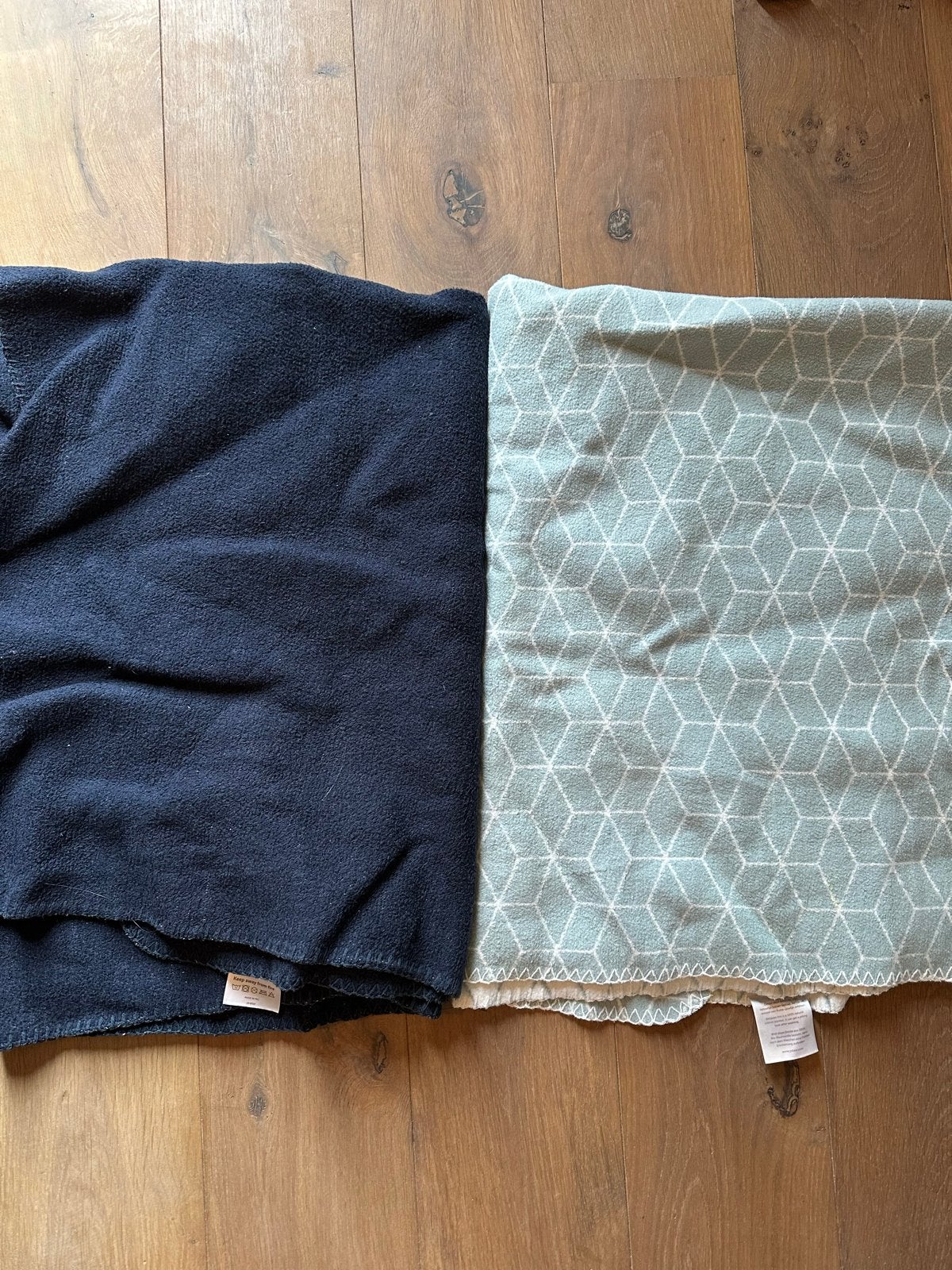 Dekentjes en lakens voor ledikant, Wasbaar, Gebruikt, Blauw, Deken