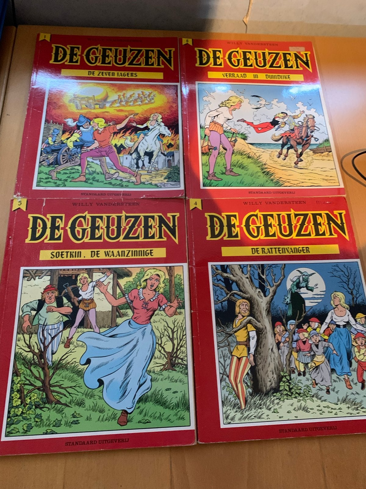 De Geuzen - serie van 6 stripboeken, Boeken, Complete serie of reeks, Ophalen of Verzenden, Gelezen