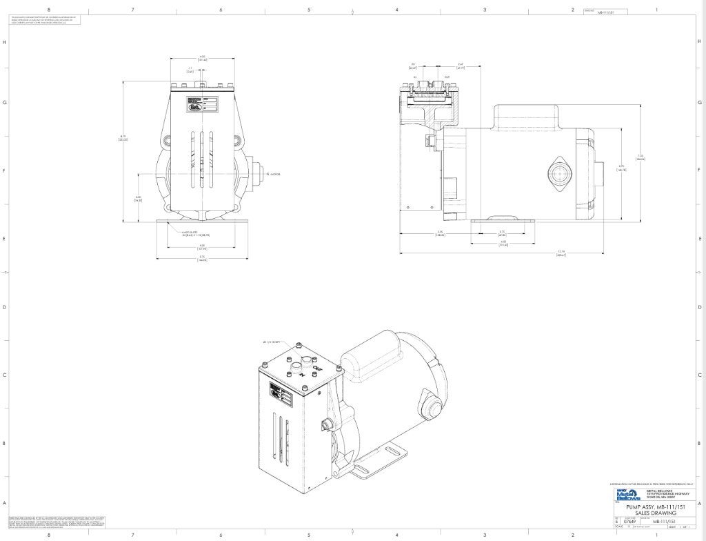 industriële membraan/balgpomp, Ophalen of Verzenden, Gebruikt