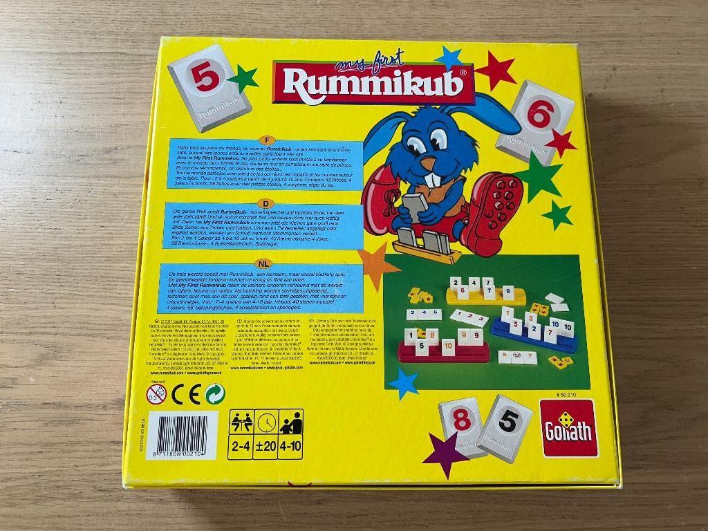 Rummikub Junior Goliath, Hobby en Vrije tijd, Gezelschapsspellen | Bordspellen, Ophalen of Verzenden, Zo goed als nieuw