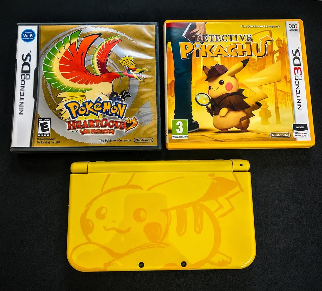 New 3DS XL Pikachu Limited Edition + Pokémon HeartGold CIB, Spelcomputers en Games, Spelcomputers | Nintendo 2DS en 3DS, Ophalen of Verzenden