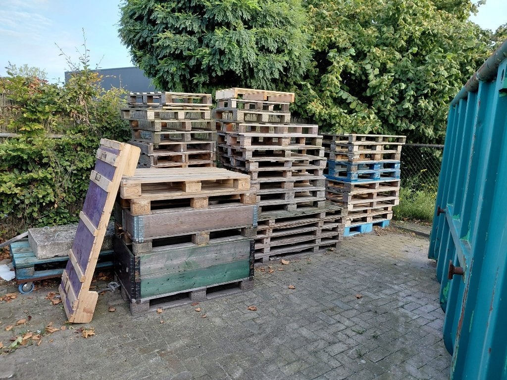 Partij pallets, gratis af te halen, Ophalen, Gebruikt