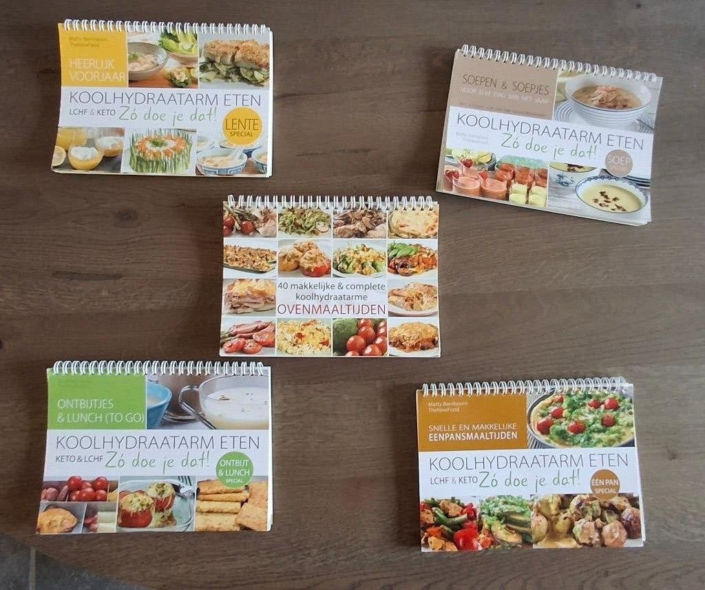 Koolhydraatarm boekjes Matty Barnhoorn, Verzenden, Gelezen, Dieet en Voeding, Matty Barnhoorn