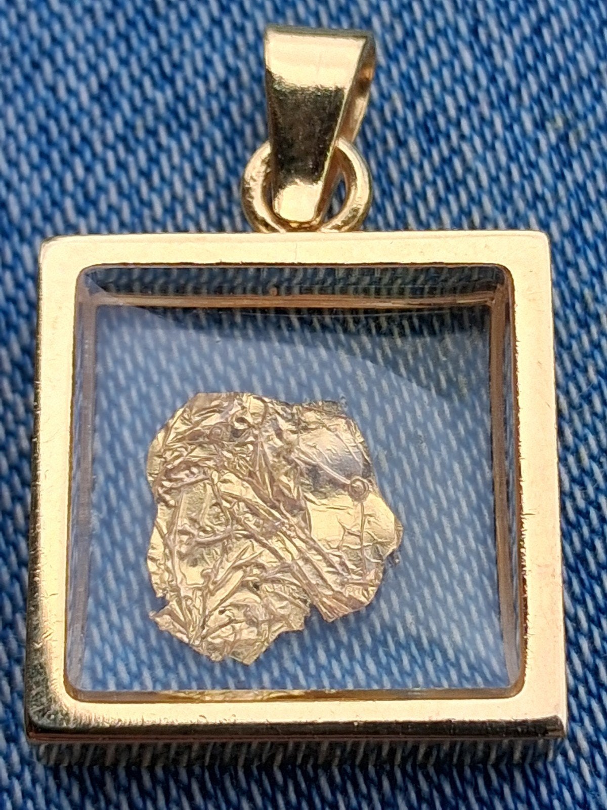 Hanger met bladgoud., Ophalen of Verzenden, Zo goed als nieuw, Goud, Goud