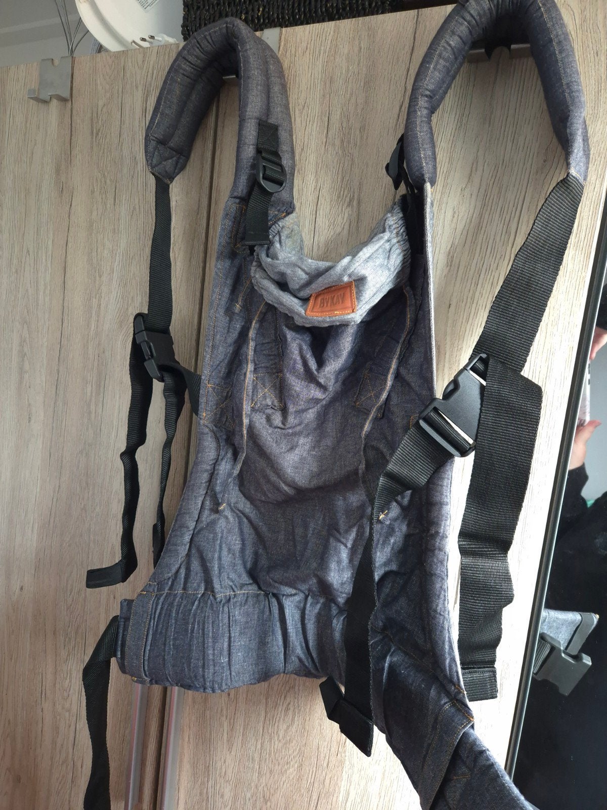 Bykay draagzak, click carrier deluxe, Gebruikt, Buik, Rug of Zij, Draagzak, Ophalen