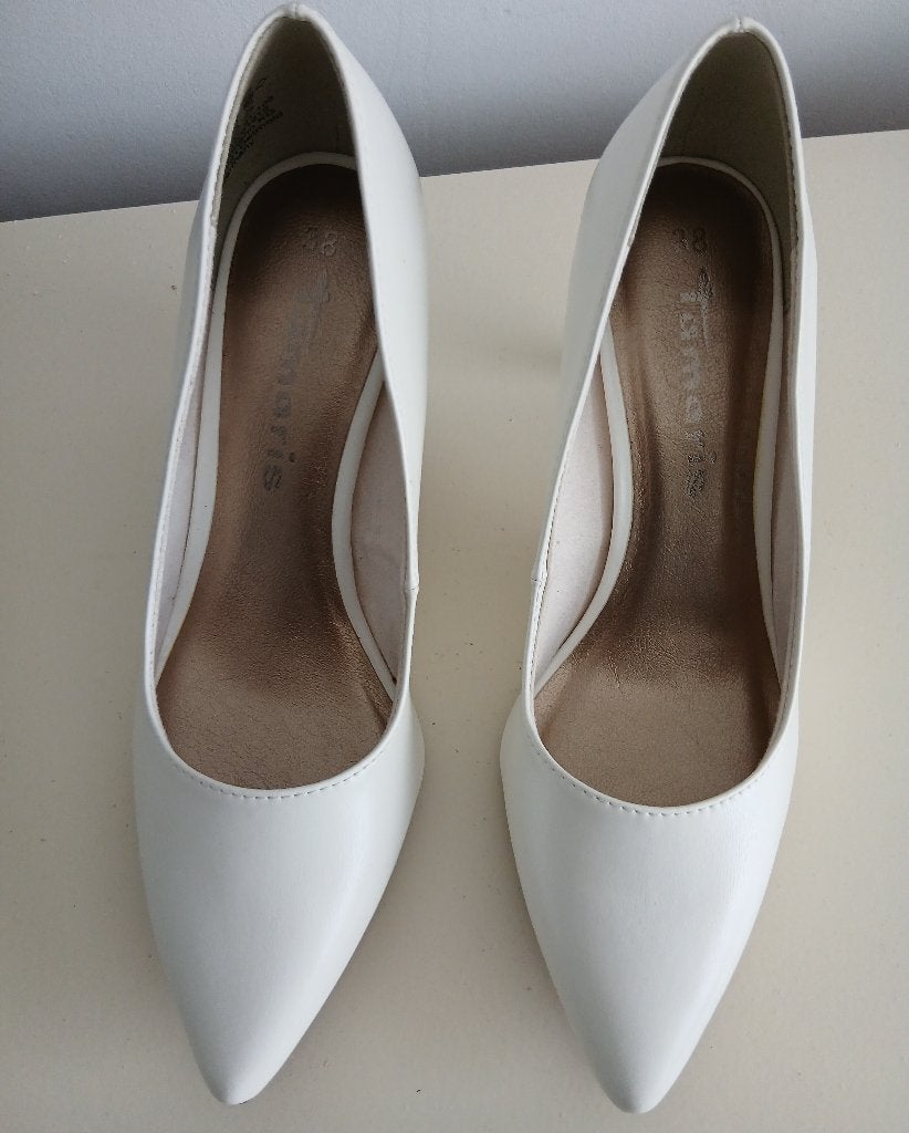 Wit/Creme Pumps Maat 38 Nieuw (Tamaris), Kleding | Dames, Ophalen of Verzenden, Nieuw, Wit
