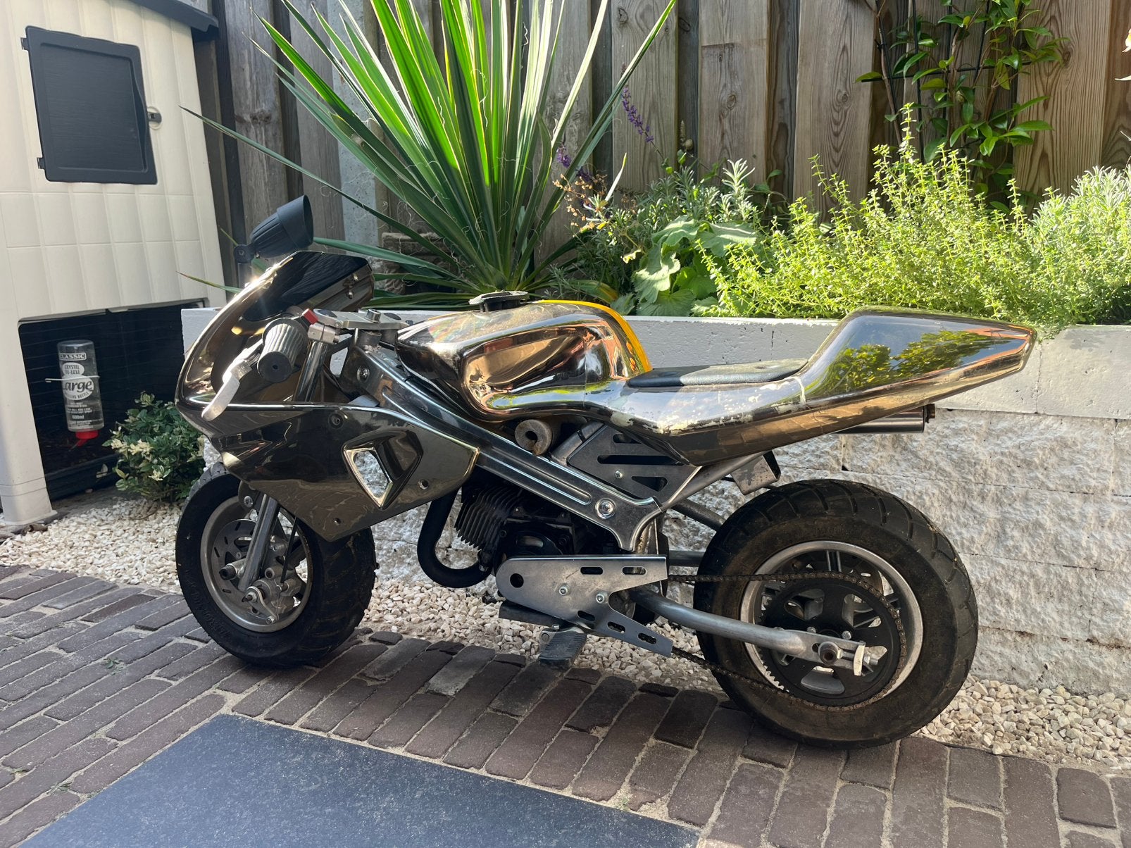 Minibike 50cc 2takt, Ophalen, Overige typen, Zo goed als nieuw, 50 cc