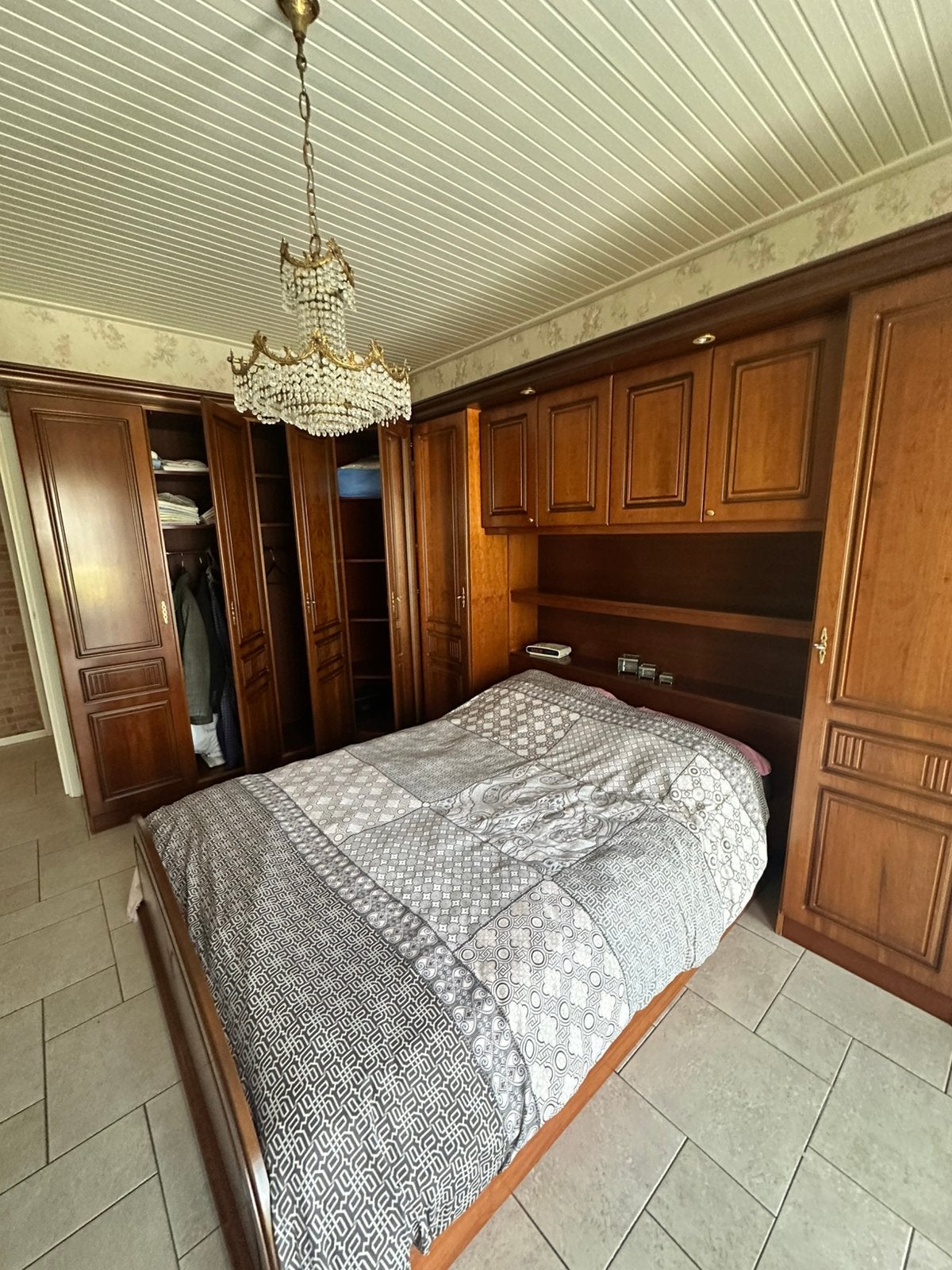 Drie complete slaapkamers met kledingkasten, Ophalen, Gebruikt, Tweepersoons
