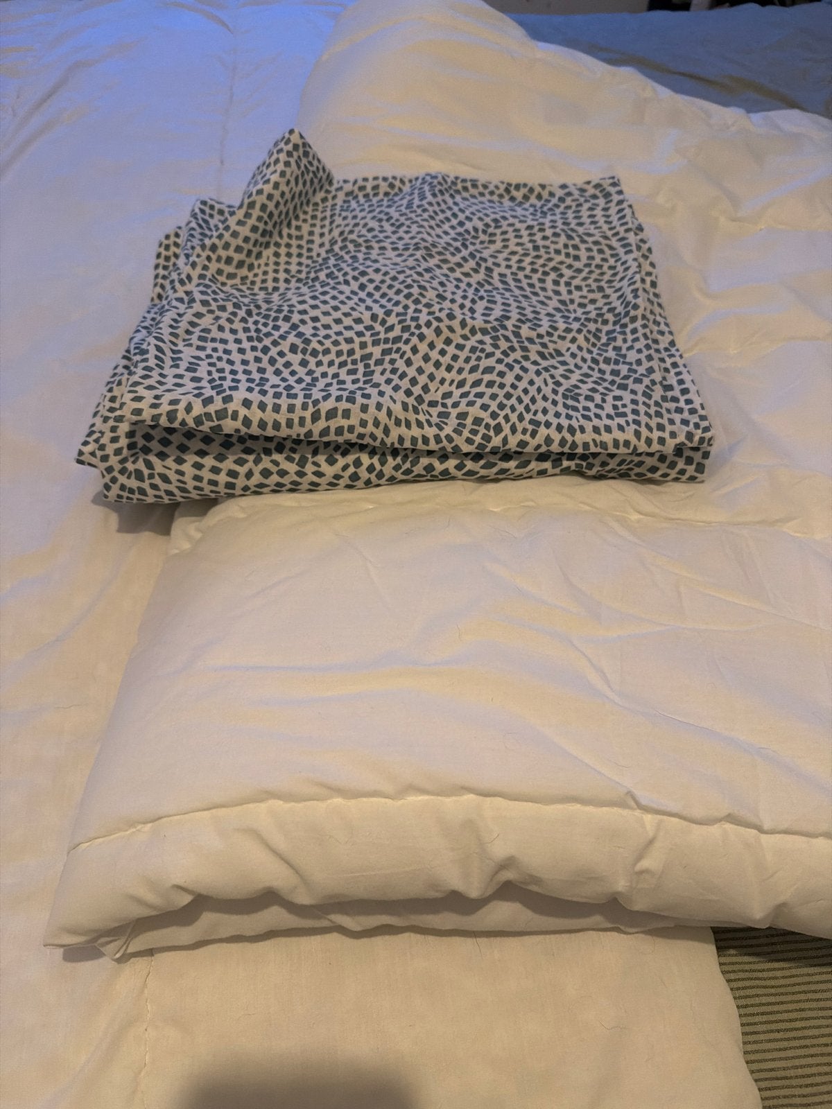 IKEA SMÅSPORRE Dekbedovertrek Eenpersoons, Huis en Inrichting, Eenpersoons, Wit, Dekbedovertrek, Nieuw