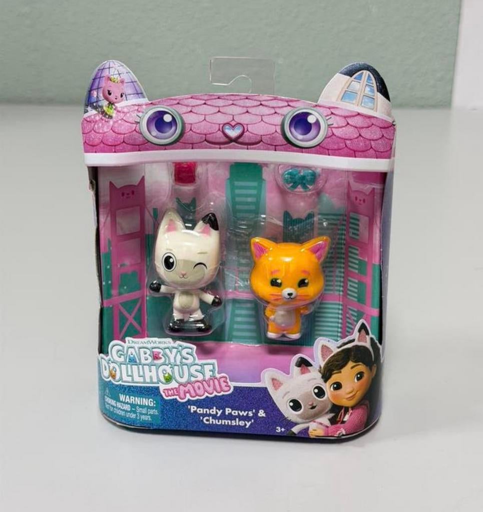 Gabby’s Poppenhuis Film pop Figuren Set Pandy & Chumsley, Kinderen en Baby's, Speelgoed | Poppen, Nieuw, Ophalen of Verzenden