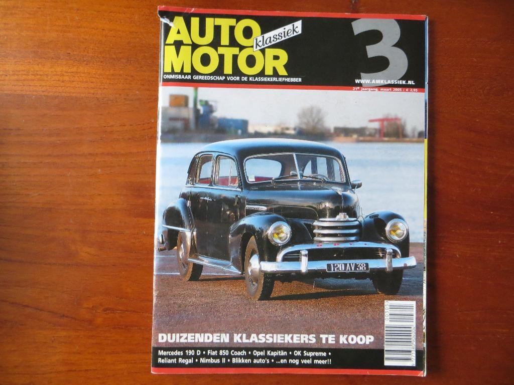 Auto Motor Klassiek 3 2005 MB 190, Fiat 850, Reliant Regal, Ophalen of Verzenden, Zo goed als nieuw, Overige merken
