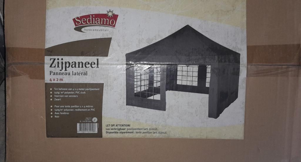 Zijpanelen voor partytent 4x2, Tuin en Terras, Partytenten, Ophalen, Nieuw, Minder dan 5 meter