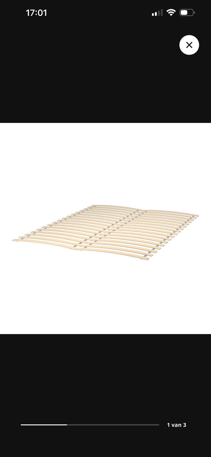 2x IKEA SULTAN LURÖY lattenbodems voor 140 cm bed, Ophalen, Gebruikt, Tweepersoons, 140 cm