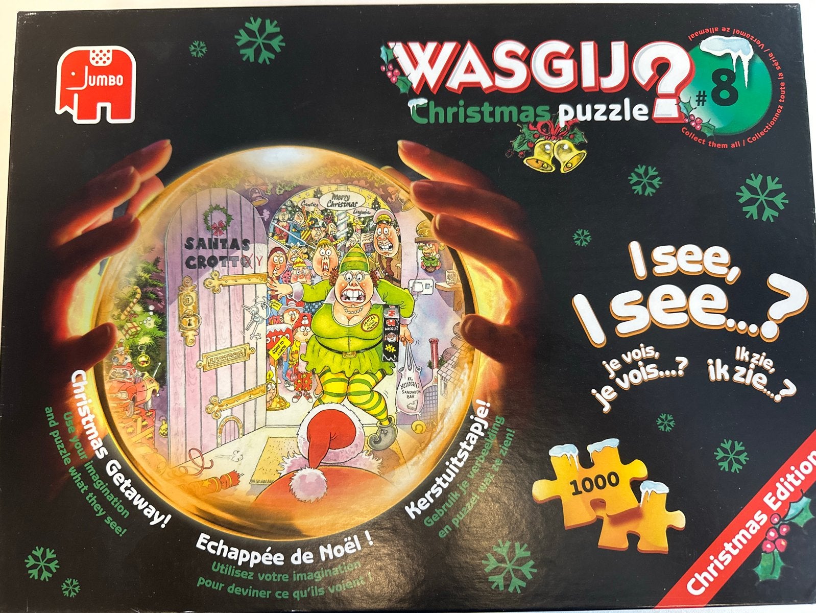 Wasgij Christmas 8: Kerstuitstapje! 1000 stukjes, Ophalen, Gebruikt