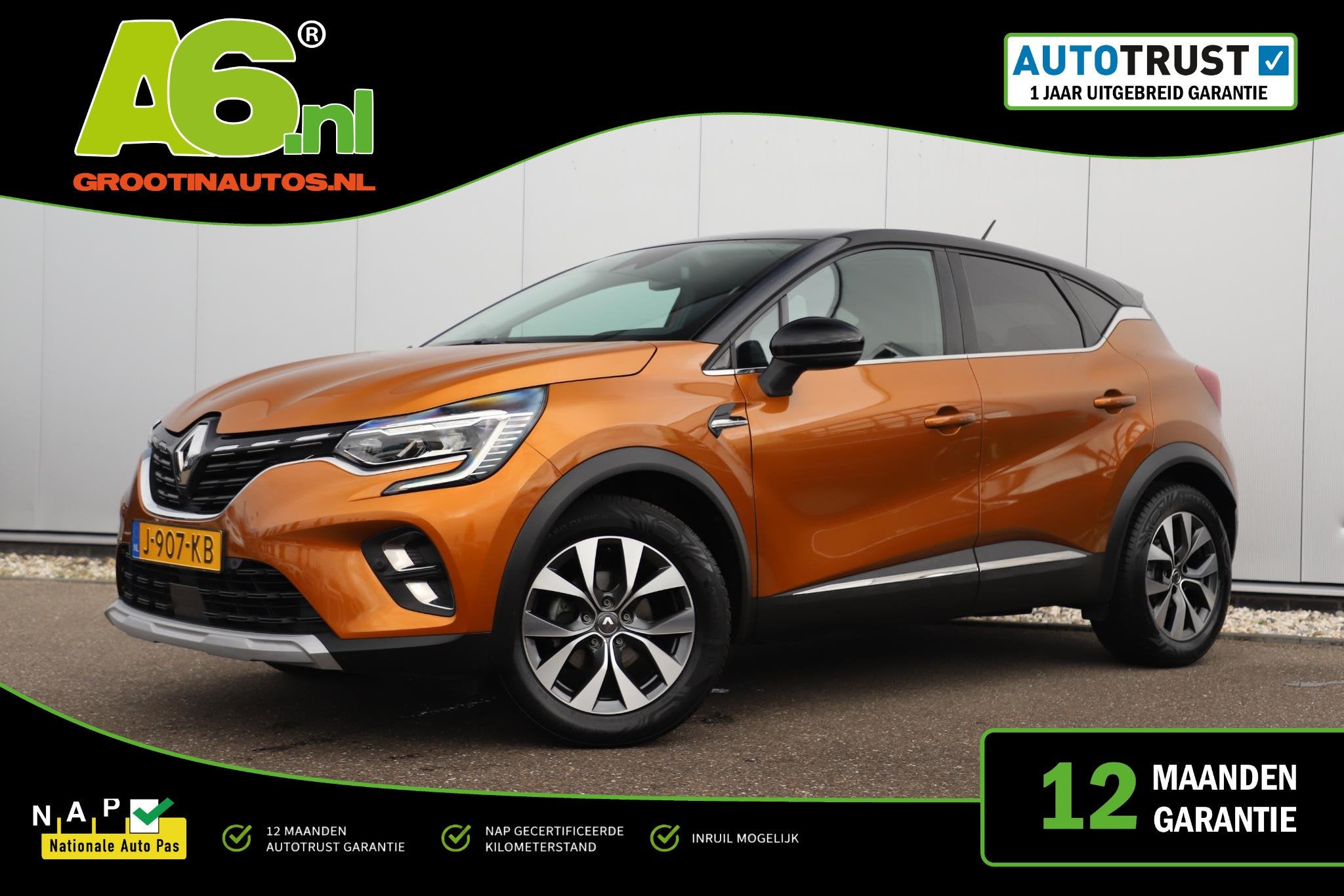 Renault Captur 1.3 TCe 130 Intens 130PK Automaat Half Leder