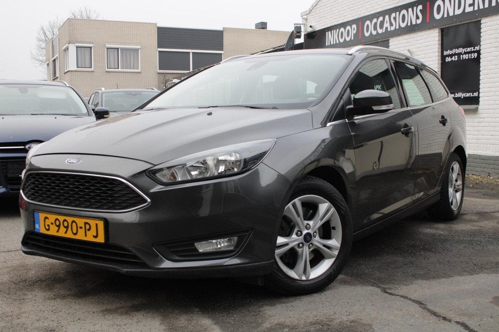 Ford Focus Wagon 1.5 Titanium | Airco | Parkeersensoren / El, Auto's, Ford, Stof, Euro 6, 4 cilinders, 150 pk