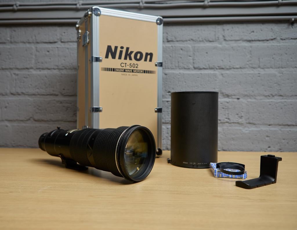 Nikon AF-S 500mm f/4 D ED II | Volledige Set, Audio, Tv en Foto, Fotografie | Lenzen en Objectieven, Ophalen of Verzenden, Gebruikt