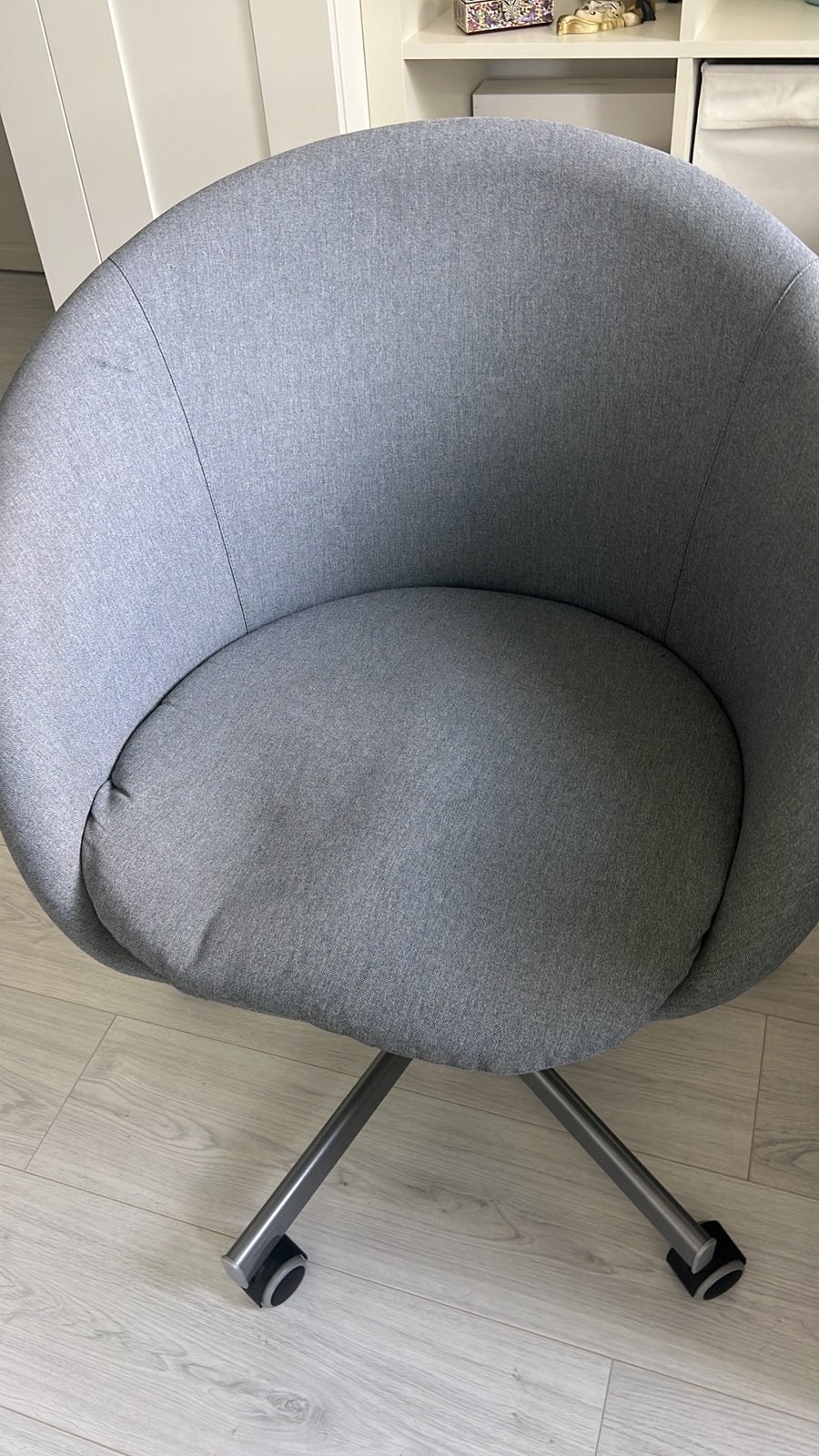 Bureaustoel ikea, Ophalen, Gebruikt, Grijs