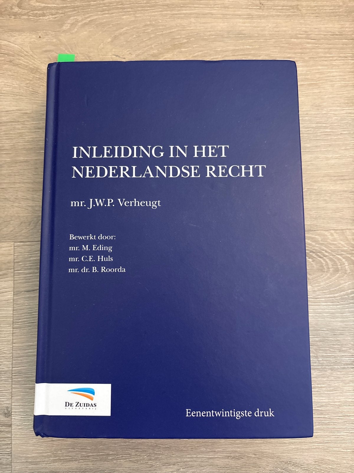 Inleiding in het Nederlandse Recht - 21e druk, Verzenden, Gamma, Zo goed als nieuw, HBO