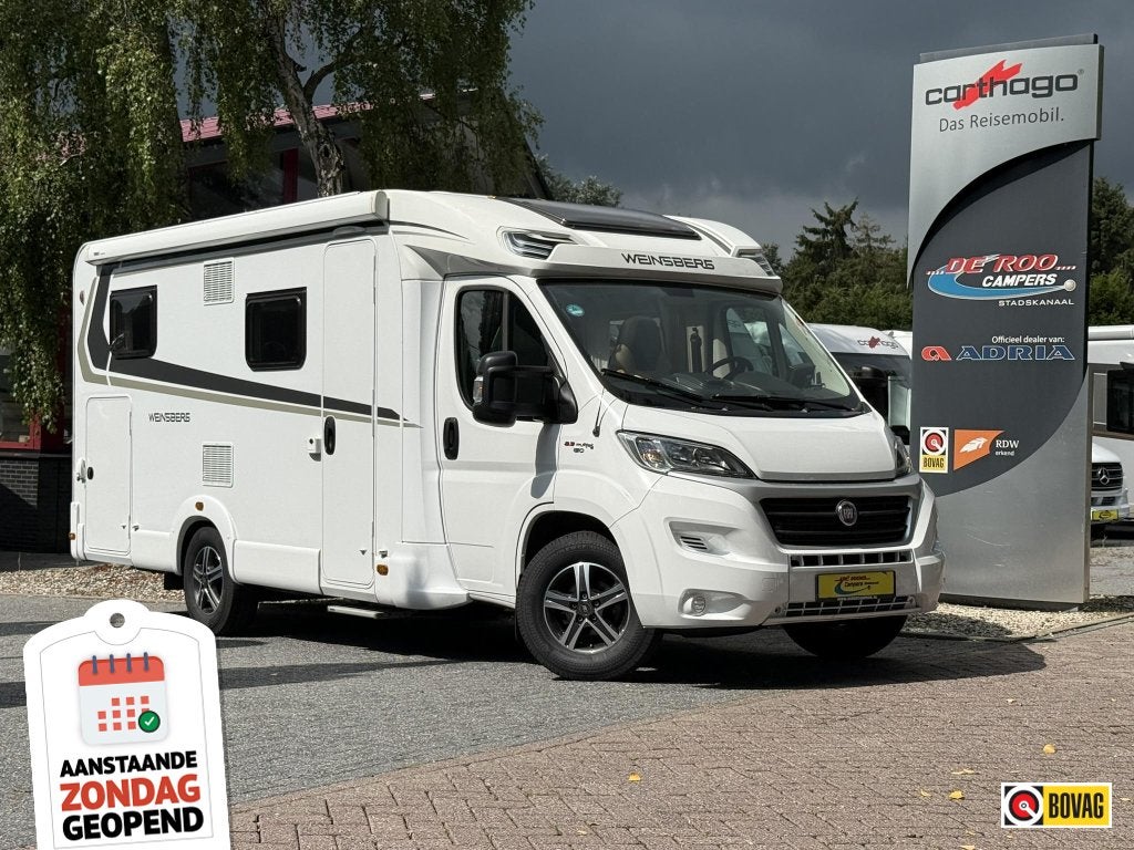 7 dagen OPEN - Weinsberg CaraLoft 650 ME - LEVELSYSTEEM, Ringverwarming, Fiat, Tot en met 2, 6 tot 7 meter