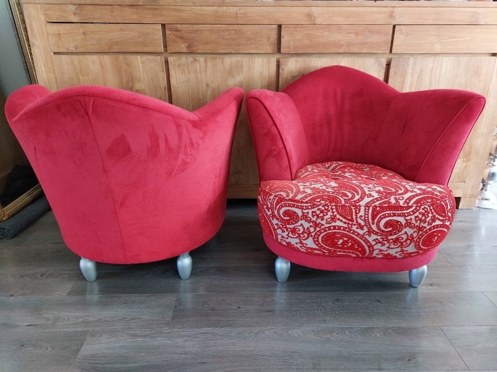 Fauteuils, Huis en Inrichting, Fauteuils, Ophalen, Barok, 75 tot 100 cm, Zo goed als nieuw