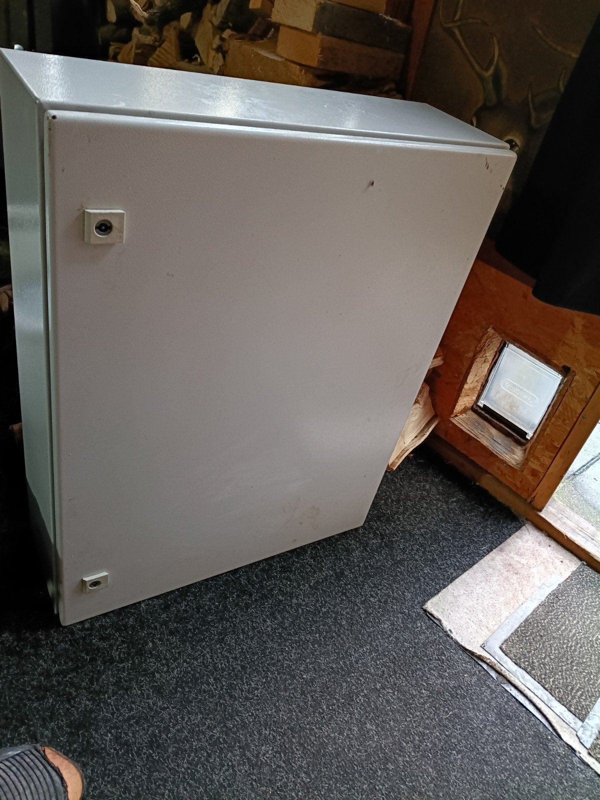 Metalen kast / behuizing - 78x60x20 cm, Doe-het-zelf en Verbouw, Ophalen, Zo goed als nieuw