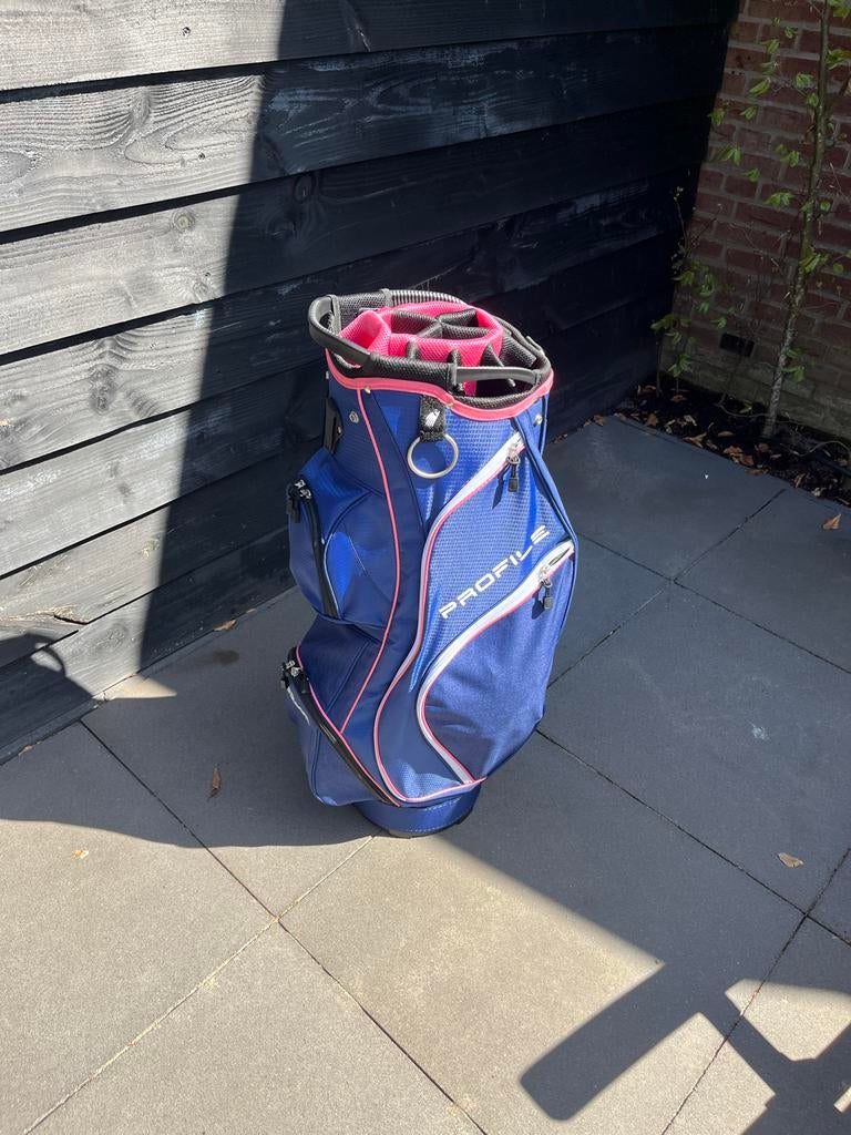 Wilson Profile golftas - Blauw/Roze, Ophalen, Gebruikt, Tas, Overige merken
