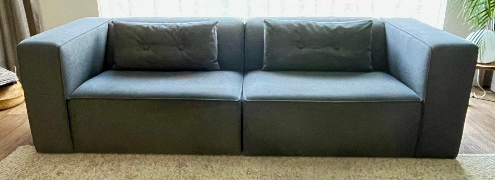 Bank 3 zit + Stoel loveseat Pied de Poule ruitje, Huis en Inrichting, Ophalen, 250 tot 300 cm, Gebruikt, Driepersoons